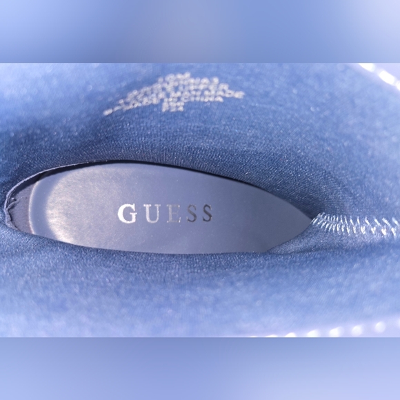 Guess Guinna Denim Women's Wedge Boots Size 10 - Picture 6 of 6